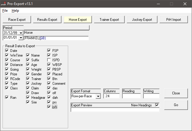 Pro-Export | Horse Export